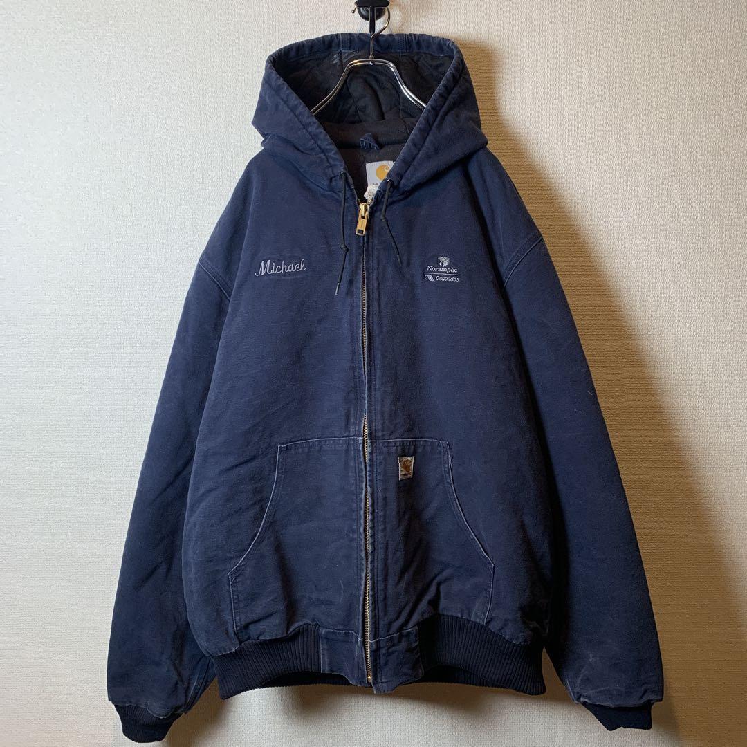 カーハート アクティブジャケット ダークネイビー XL メキシコ製 【大人気】