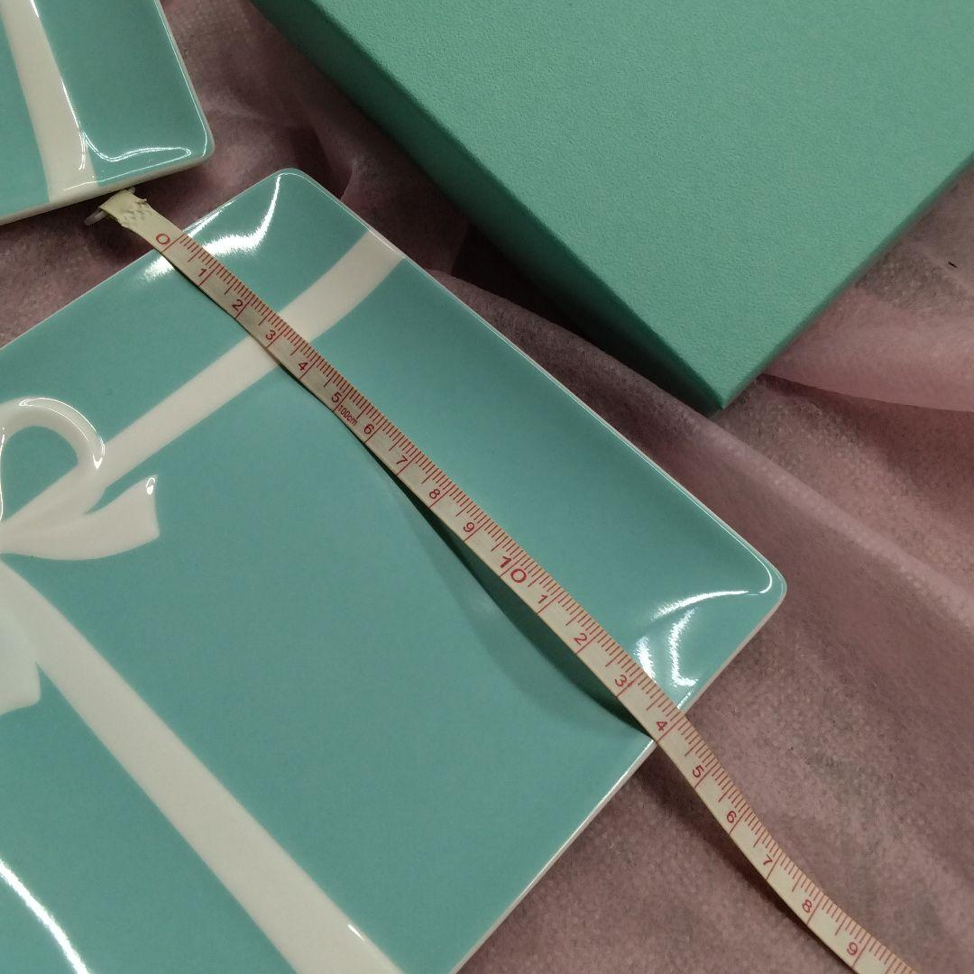 新品未使用品　ティファニー ブルーリボン デザートプレート