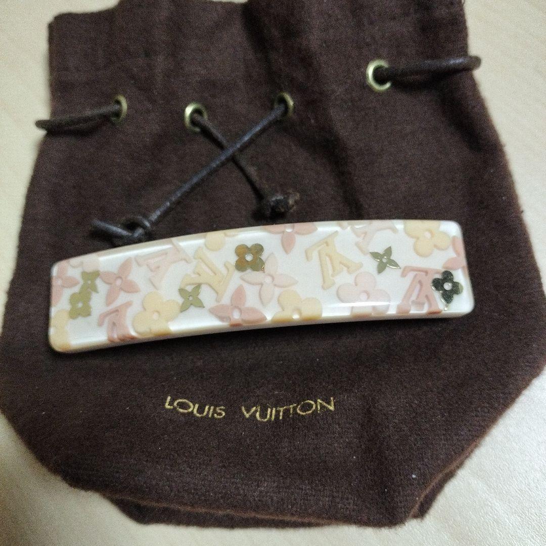 ルイヴィトン バレッタ 　ピンク 　モノグラム美品