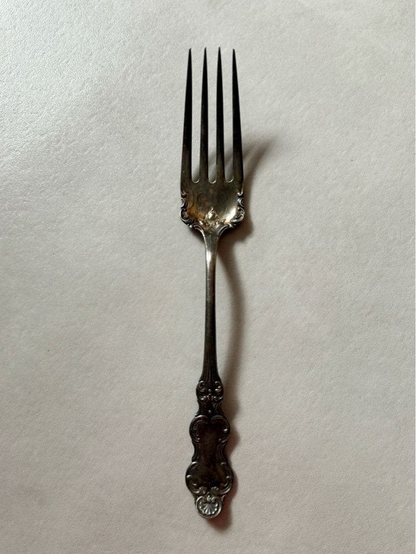 アンティーク ビンテージ フランス ヨーロッパ 銀食器 シルバーフォーク 希少