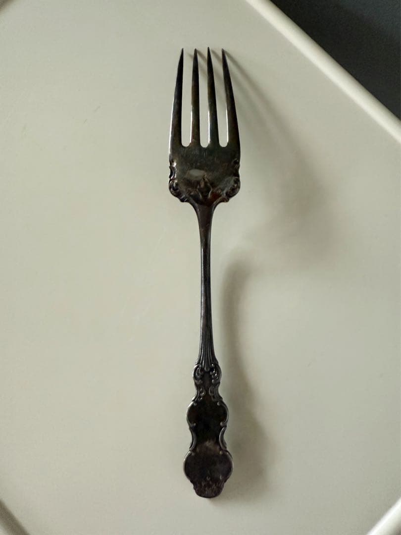 アンティーク ビンテージ フランス ヨーロッパ 銀食器 シルバーフォーク 希少