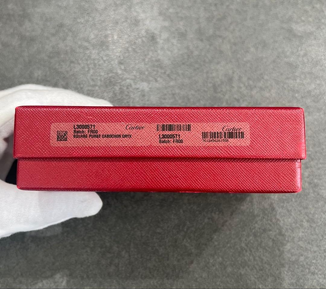 未使用 Cartier マスト ドゥ レザー ケース 小銭入れ 黒