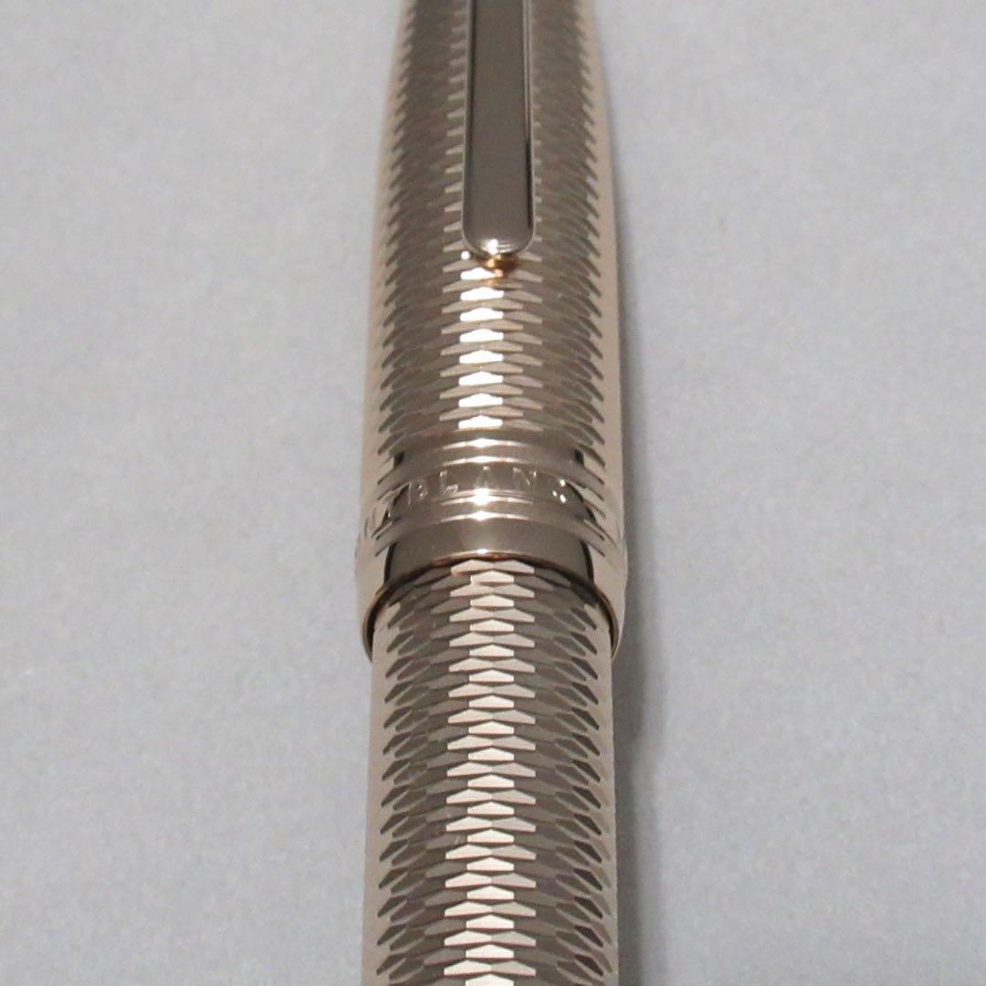 モンブラン 万年筆 146 ソリテール ジオメトリー シグニチャーゴールド