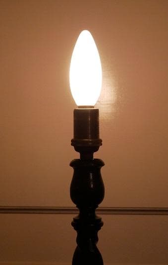 英国アンティーク　木製ツイストのランプスタンド