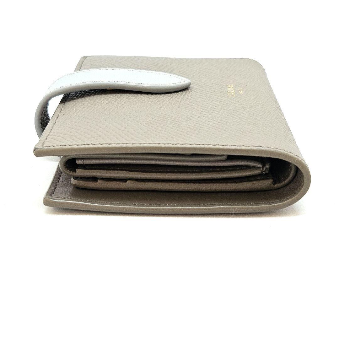 CELINE バイカラー STRAP WALLE スモール