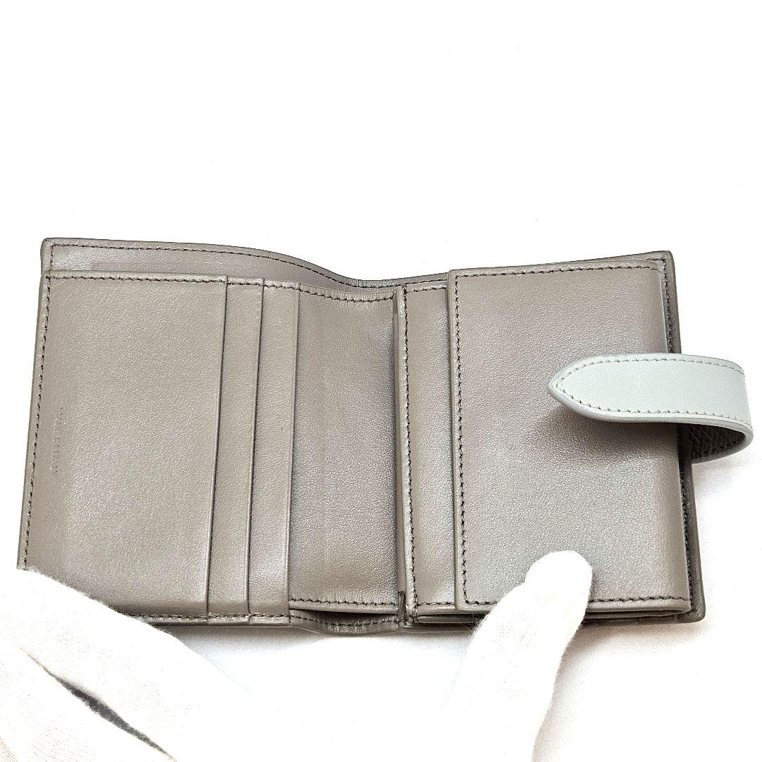 CELINE バイカラー STRAP WALLE スモール