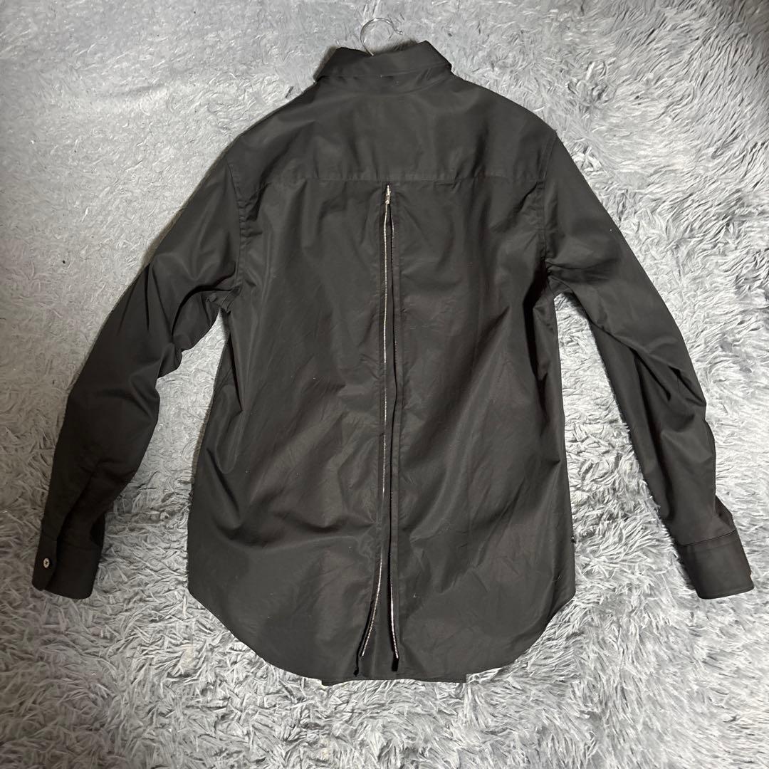 トップス FUMITO GANRYU Zipper Pleated Shirt