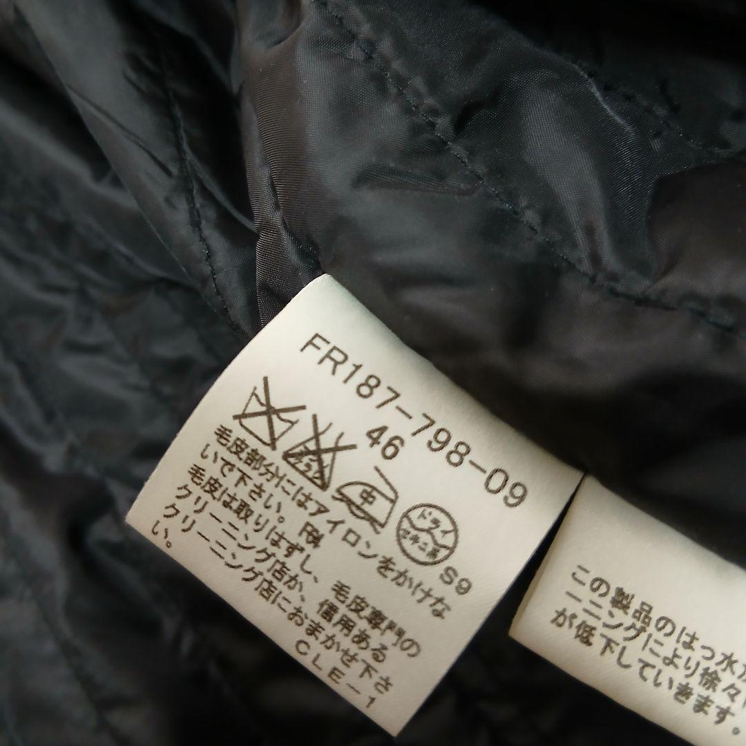 【BURBERRY】フードノバチェック　ベルト付　ロングコート　大きいサイズ46