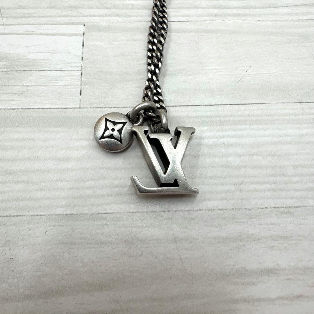 【美品】LouisVuitton LV セーラー　ネックレス　シルバー925