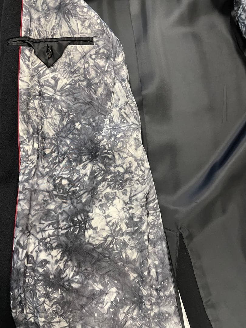 Paul Smith ブラック ステンカラーコート XL