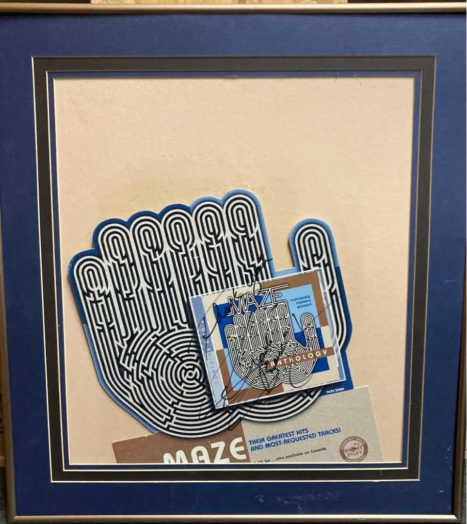 ☆Maze☆ Plaque 直筆サイン入り Soul Blues Gospel