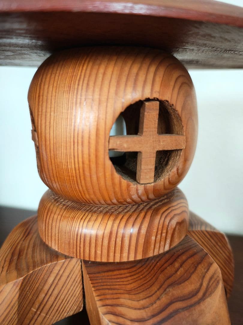 【Sale】屋久杉　灯籠　灯篭　ライト　ランプ　照明　世界遺産　工芸品