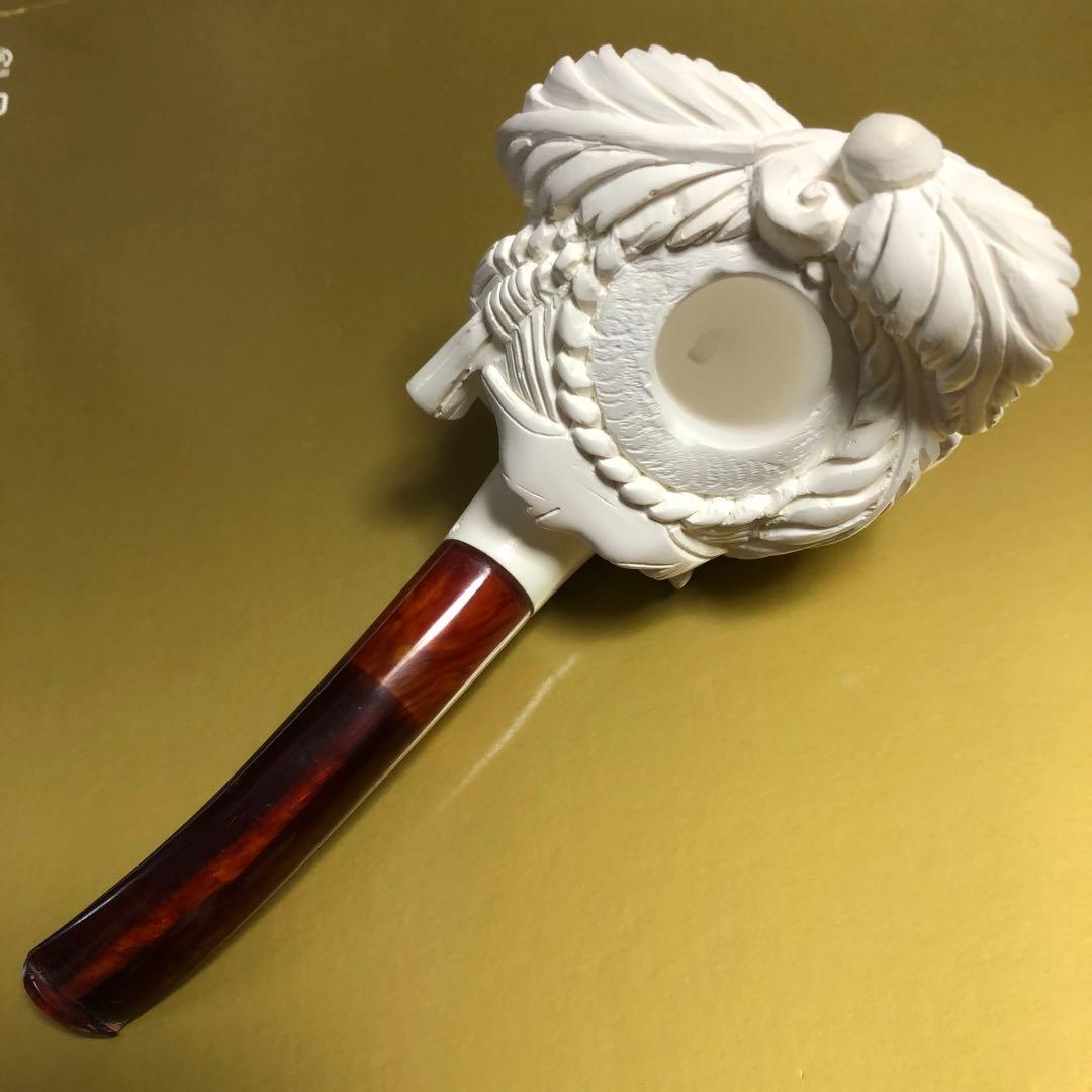 メシャム パイプ　海泡石　トルコ 伝統工芸品 ケース付き