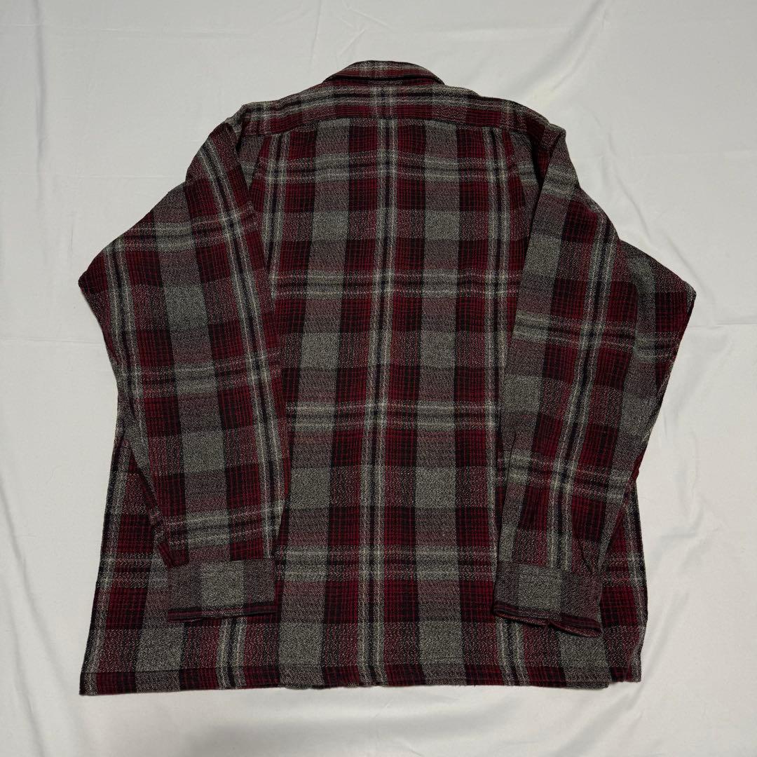 ぱ*ち様 90s L RRL 三ツ星　シャドーチェック　コットン シャツ