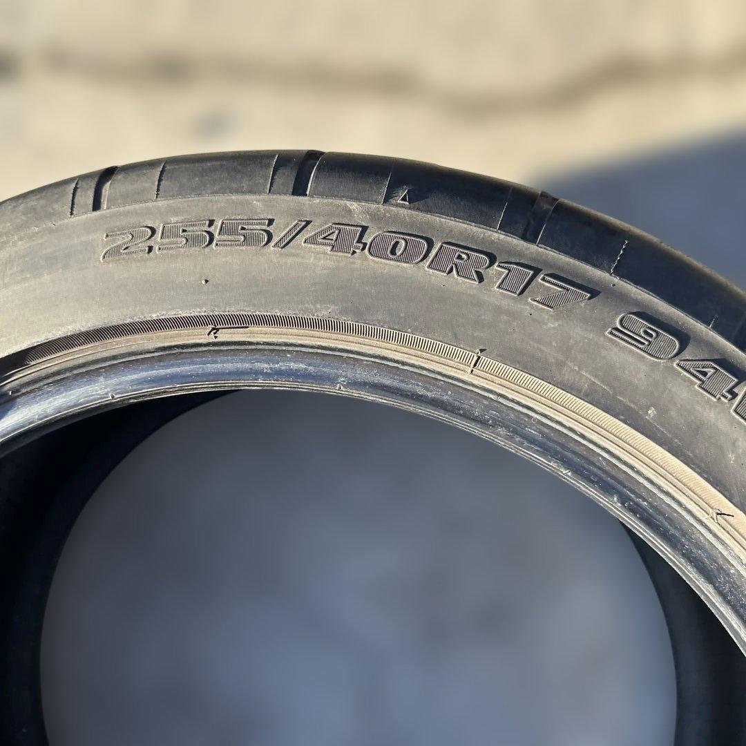 ブリヂストン 255/40R17夏用タイヤ　2006年　2本(4-59)