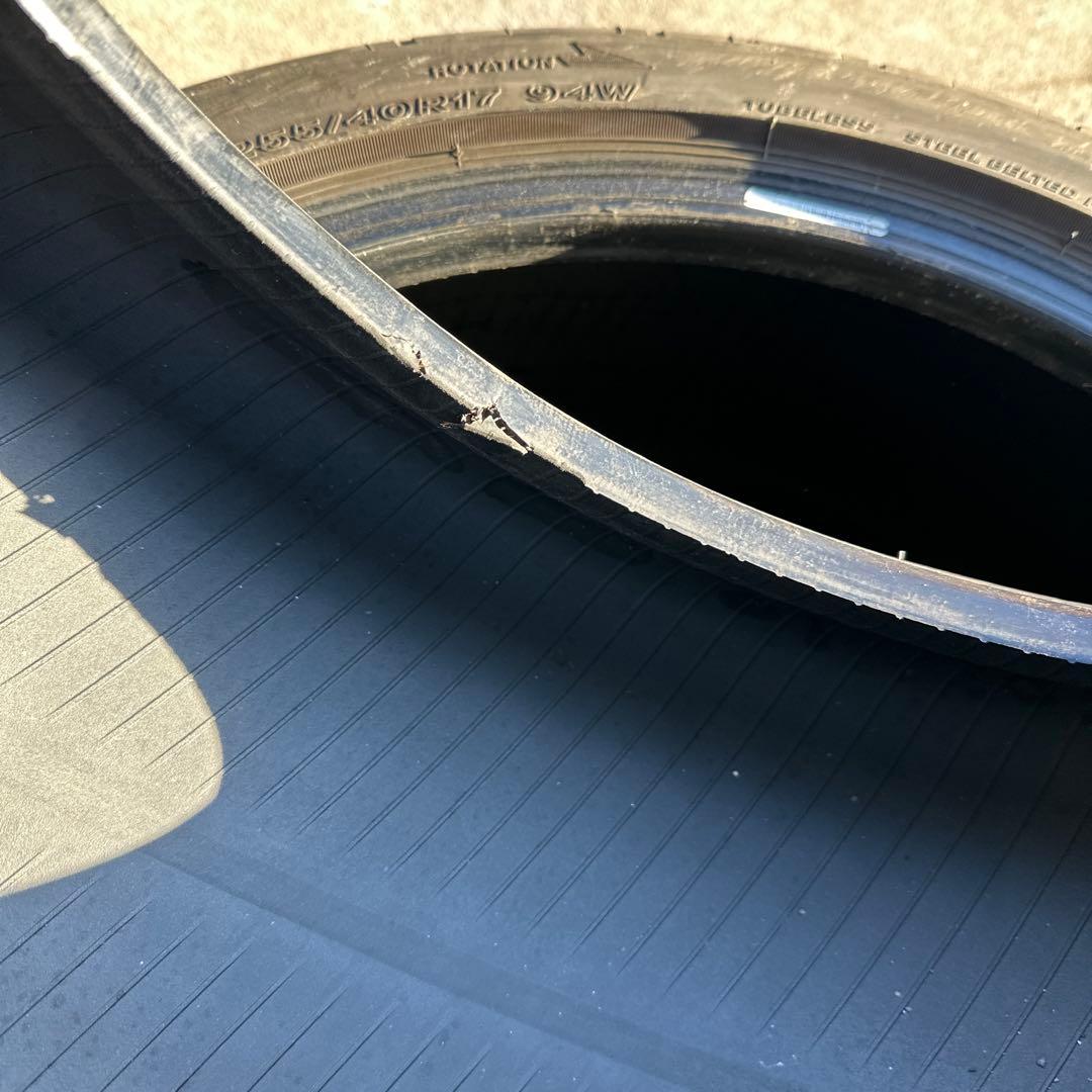 ブリヂストン 255/40R17夏用タイヤ　2006年　2本(4-59)