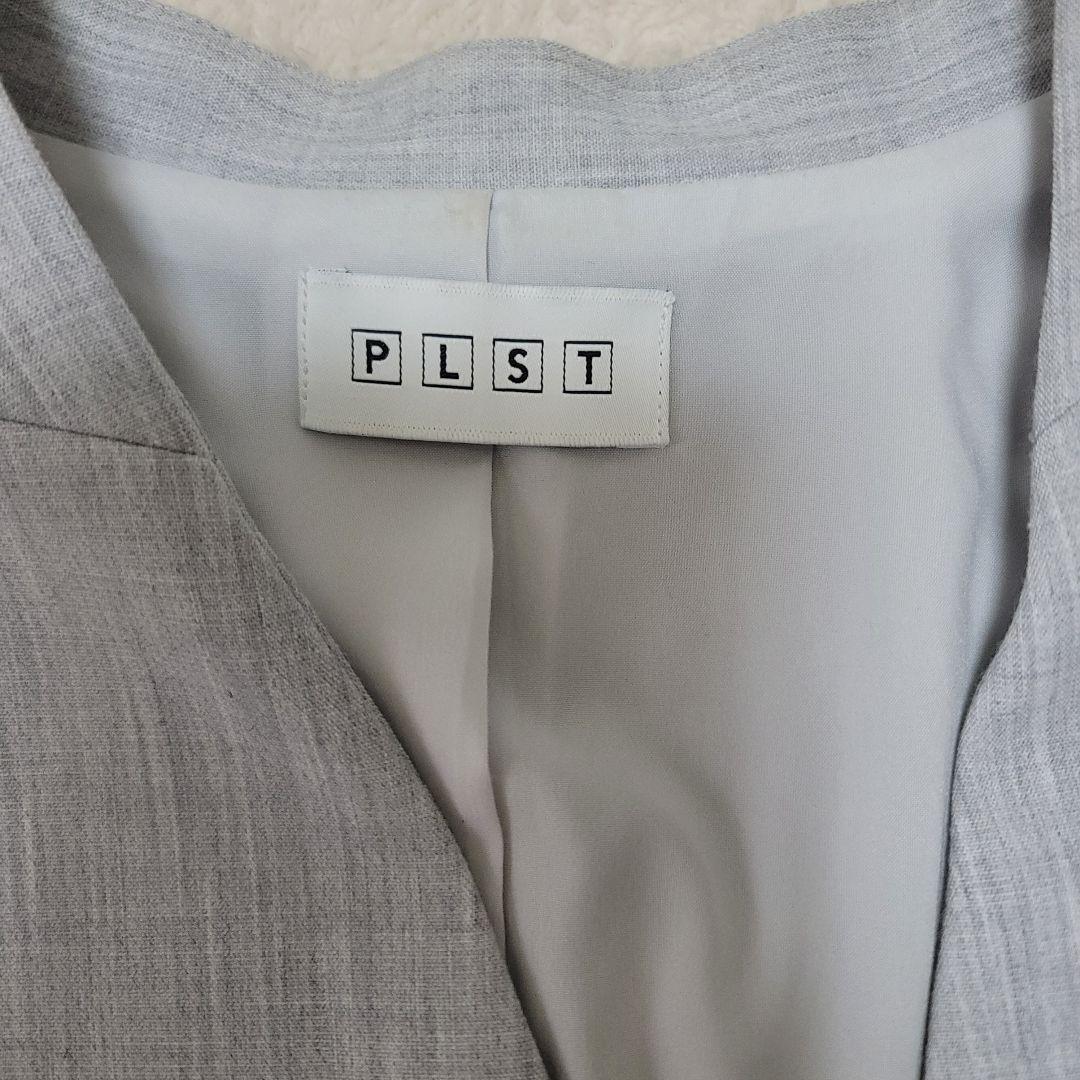 mimi様　プラステ　ノーカラー　セットアップ　グレー　M　入学式　ビジネス