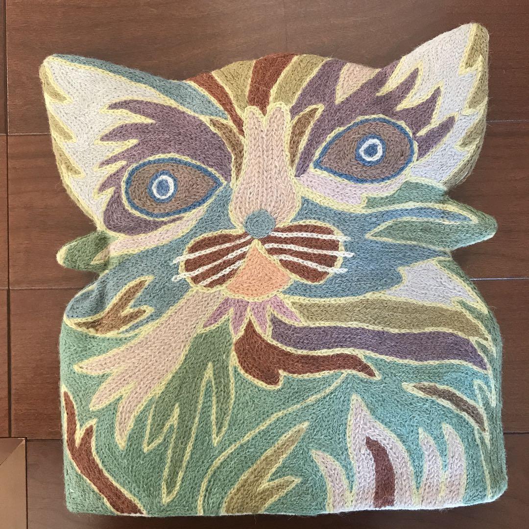 最終価格 ポットカバー ネコ 猫 アンティーク