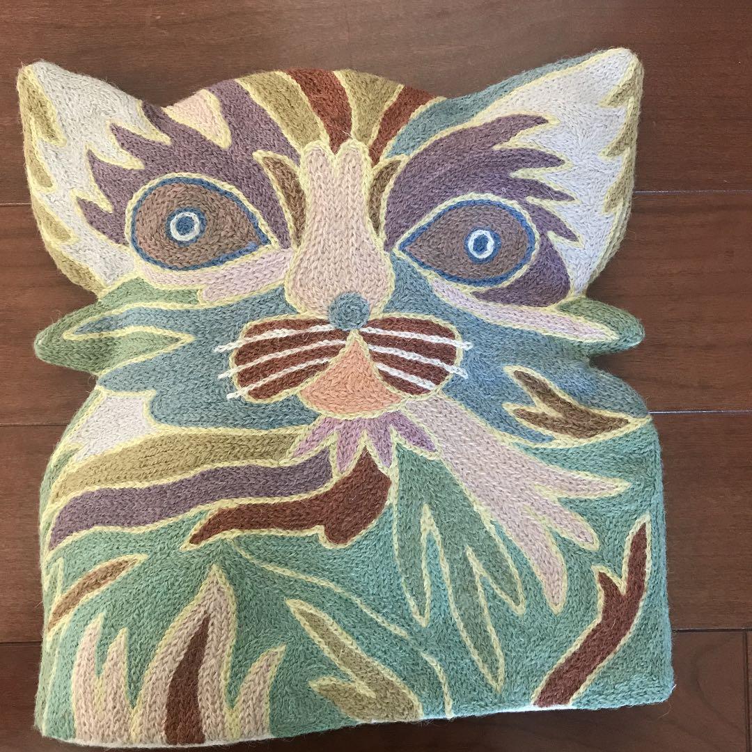 最終価格 ポットカバー ネコ 猫 アンティーク