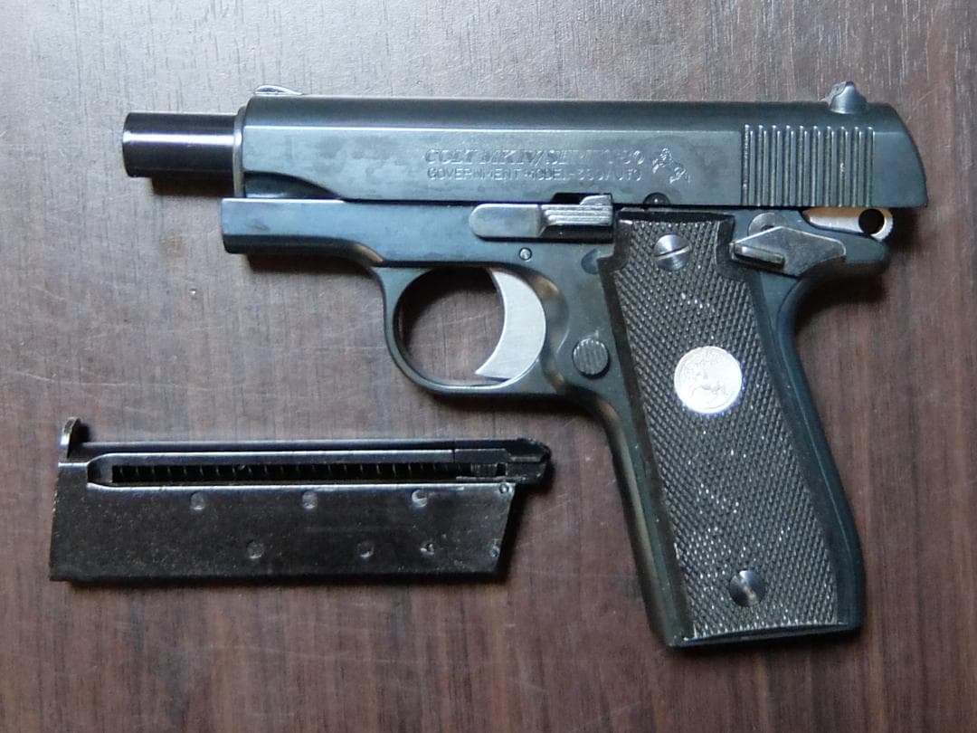 タナカワークス コルト .380 ガバメント HW ガスガン ブルーイング加工品