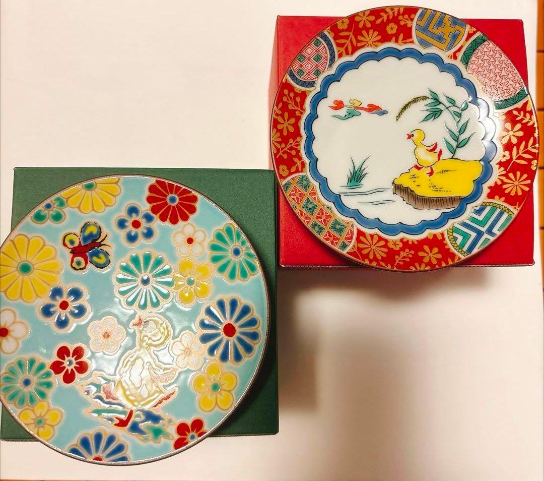 フェイラー ハイジ 九谷焼 梅菊 庄三 2セット