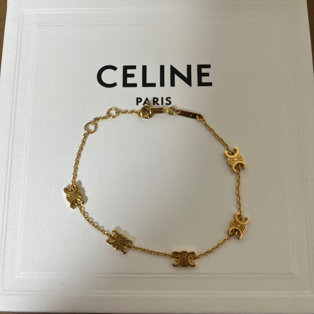CELINE Mini Triomphe Bracelet トリオンフ ブレス
