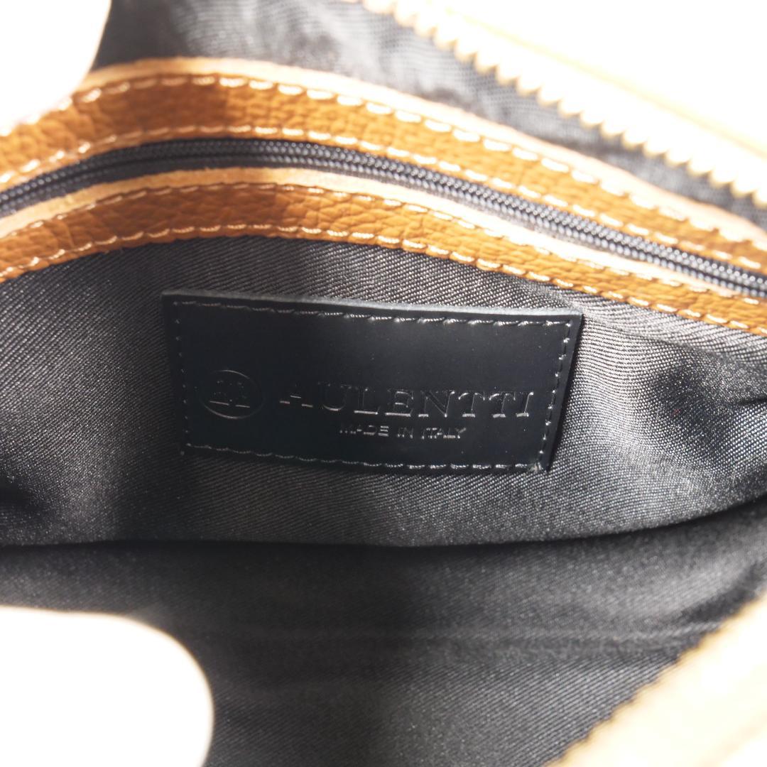 極美品✨オウレンティ ミニボストンバッグ ハンドバッグ 2way ブラウン