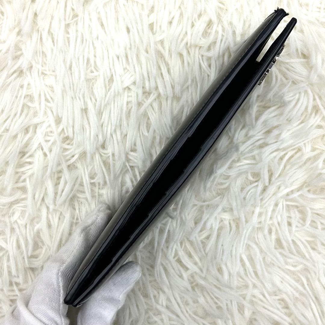［極美品］現行 SAINT LAURENT タイニーカサンドラ YSL 長財布