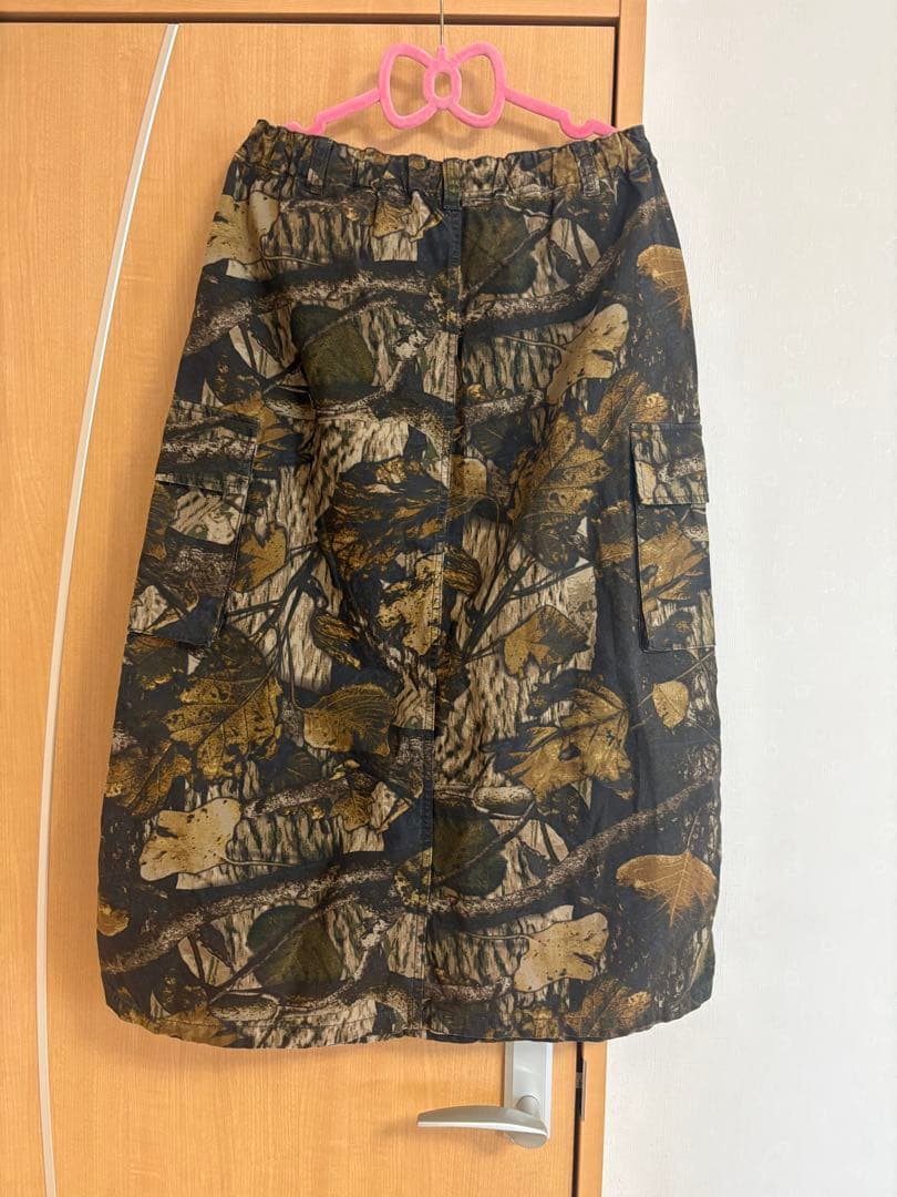 【新品未使用品】RNA カモフラージュカーゴロングスカート