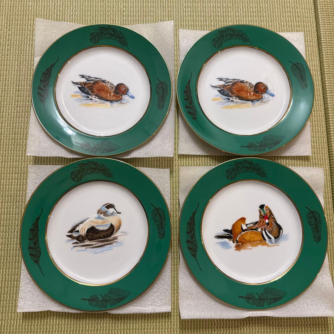 Tiffany ダック柄お皿4枚　希少