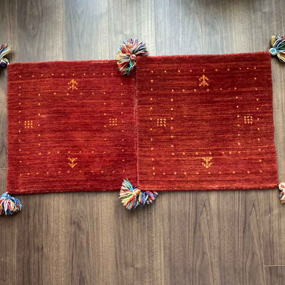 ペルシャギャツべ座布団サイズ　2枚