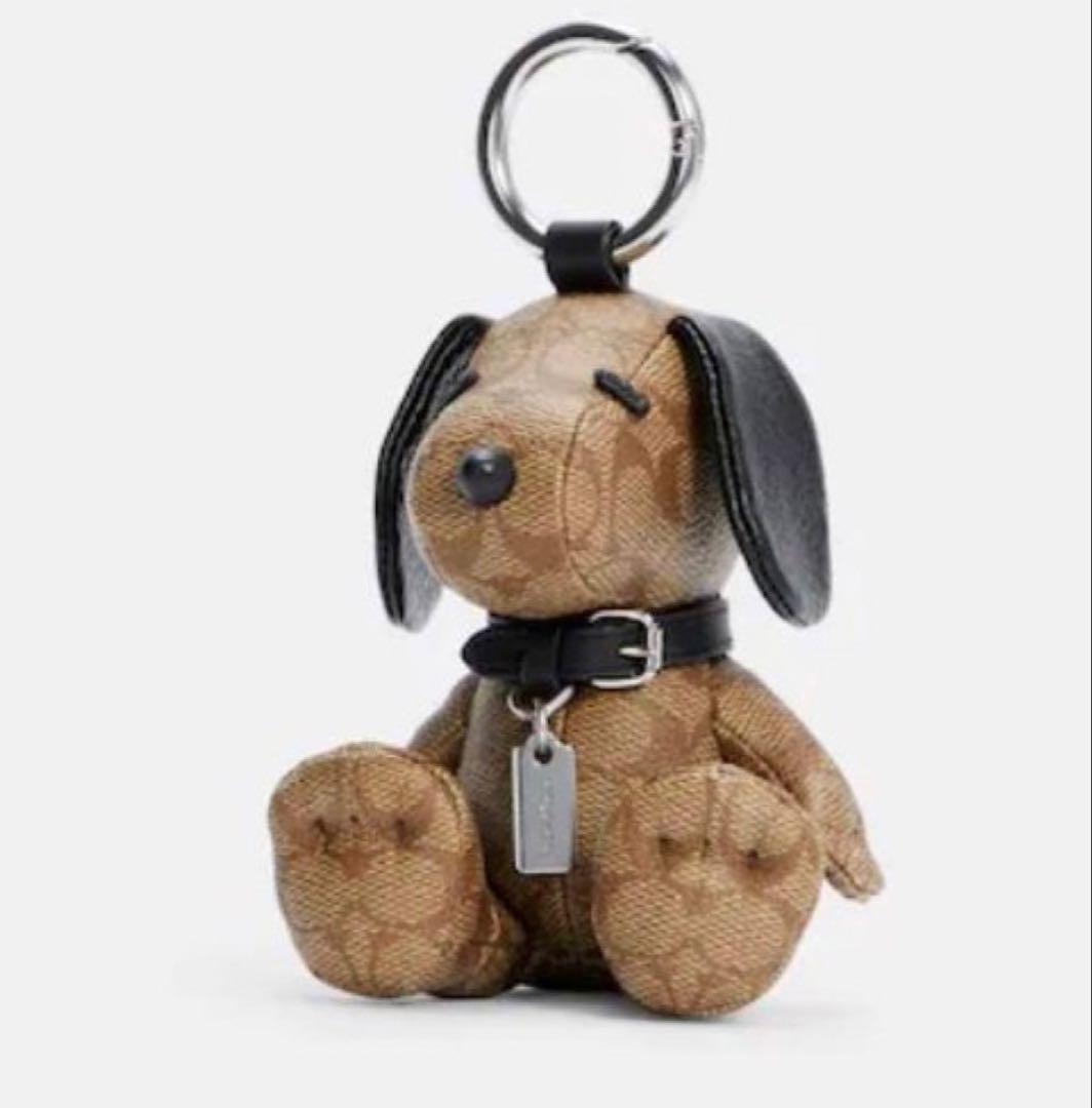 ✴︎専用✴︎COACH コーチ　スヌーピー キーホルダー チャーム　ブラウン