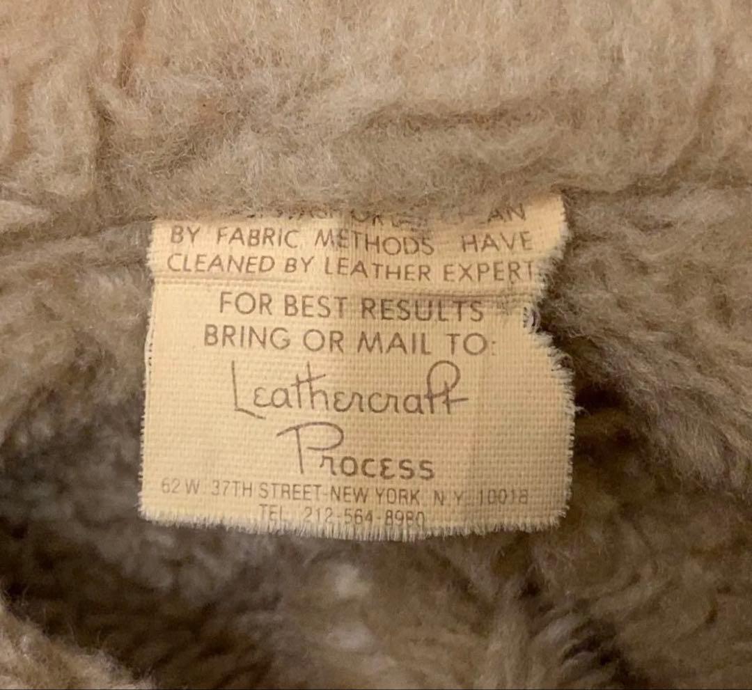 SCHOTT G-1 A-2 レザー ブラウン ボア 本革 ヴィンテージ 短丈