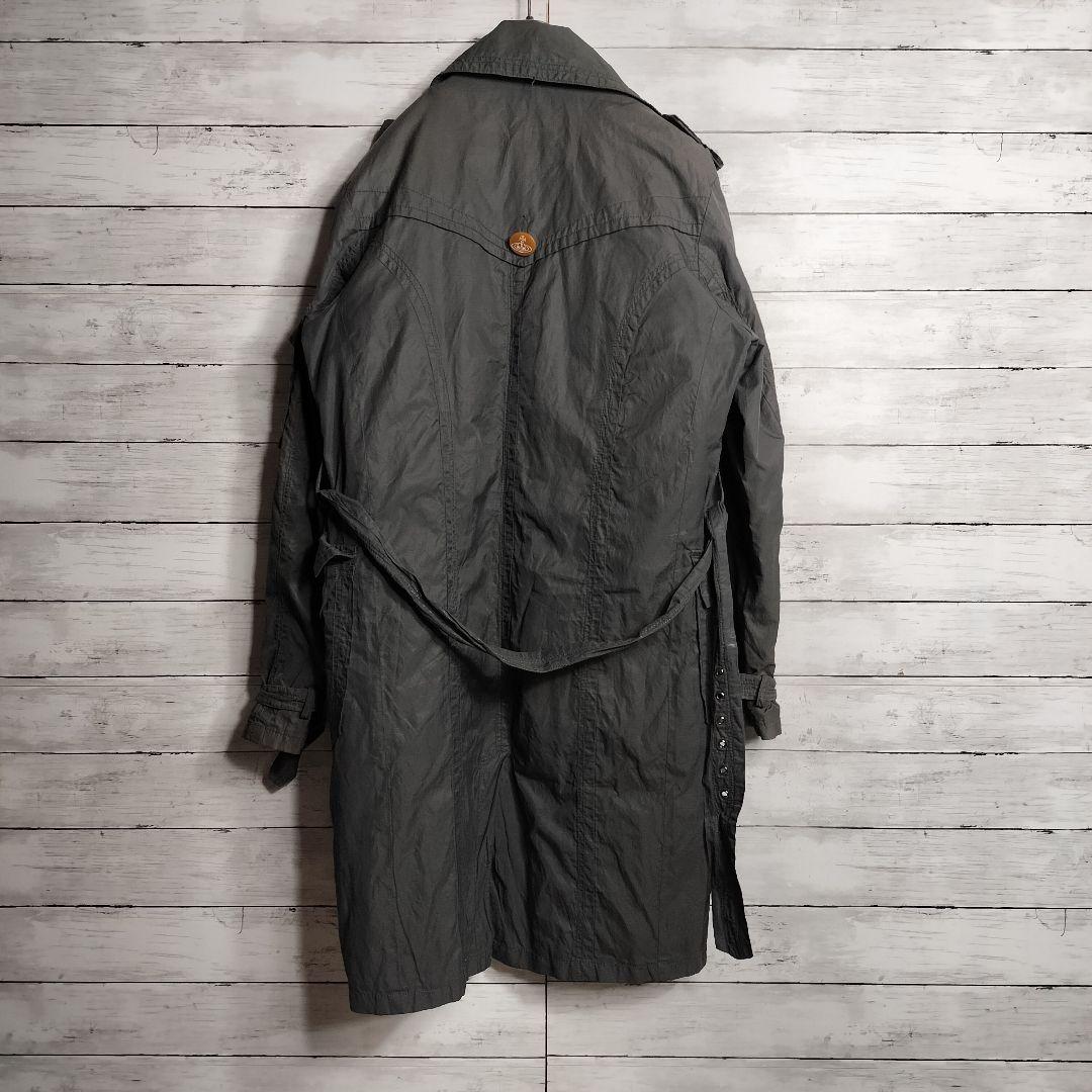 ヴィヴィアンウエストウッドマン ミリタリートレンチコート ライナー付き カーキ