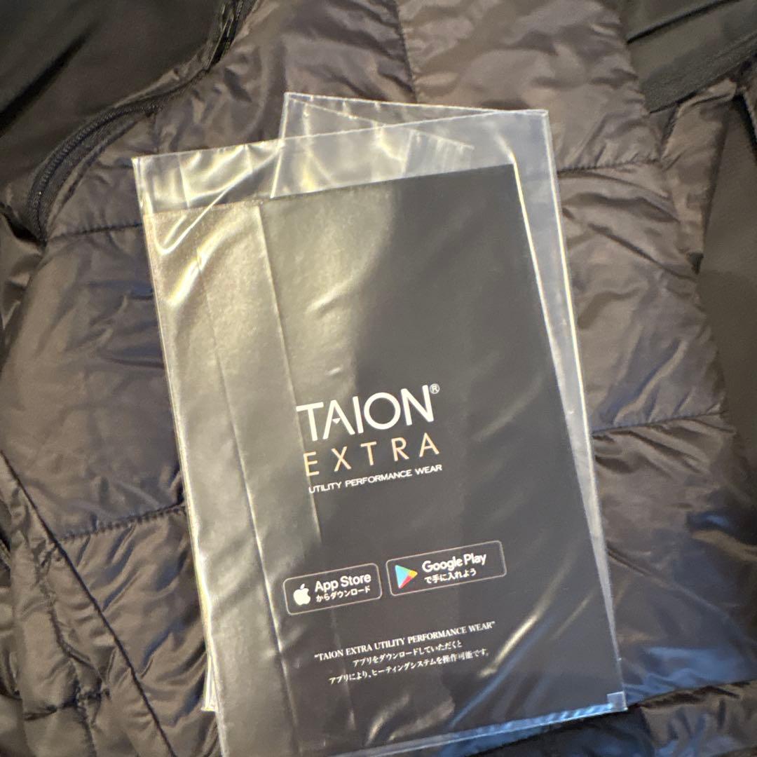 TAION EXTRA ブラック ダウンジャケット　L