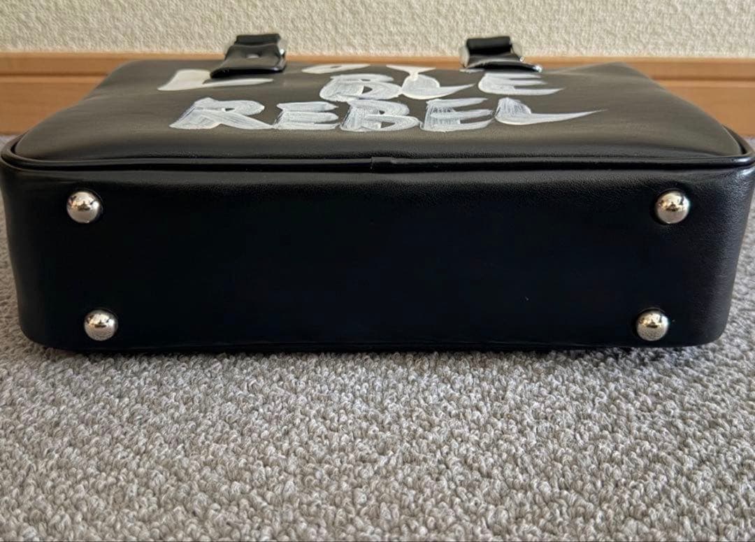 コムデギャルソン ガール メッセージペイントバッグ　美品　タグ・レシートあり