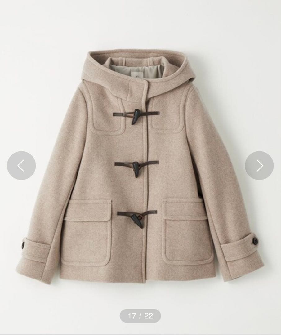 【美品】green label relaxingダッフルコートショート丈　38