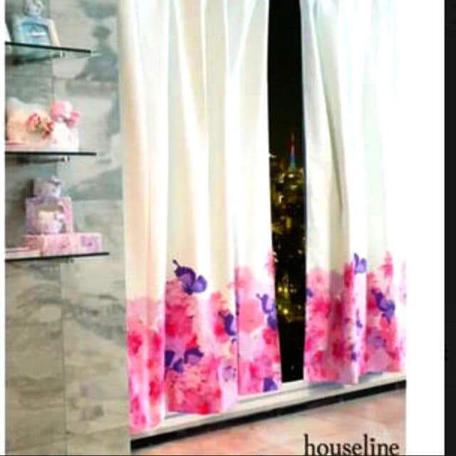 新品未使用Radyトロピカルフラワーカーテン