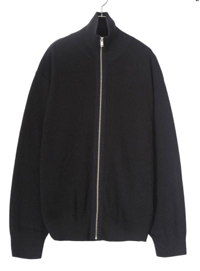 2024 YOKE RIB ZIP-UP CARDIGAN ドライバーズニット