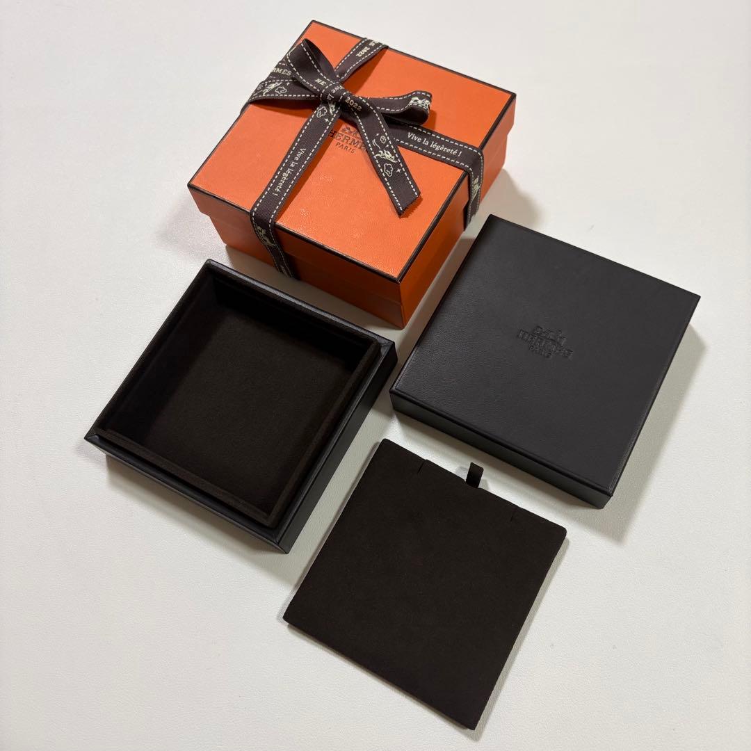 美品　エルメス　ネックレスケース　空箱　ジュエリーボックス　アクセサリー入れ