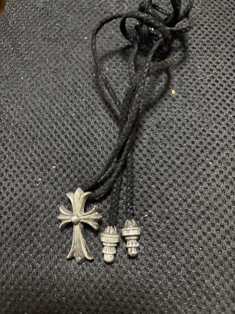 Chrome Hearts クロスペンダントスモール&レザーブレイド