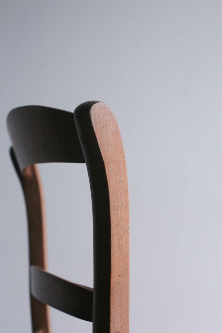 【SALE品】　フランス　ラッシュ編みチェア　無垢材　ダイニングチェア　古家具