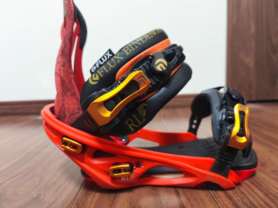 FLUX RL アシンメトリーカラー ビンディング オレンジ ライムグリーン