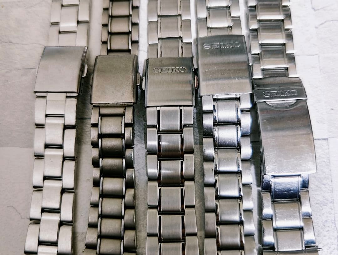 SEIKO セイコー 腕時計ベルト メタルバンド チタン ステンレス 20mm