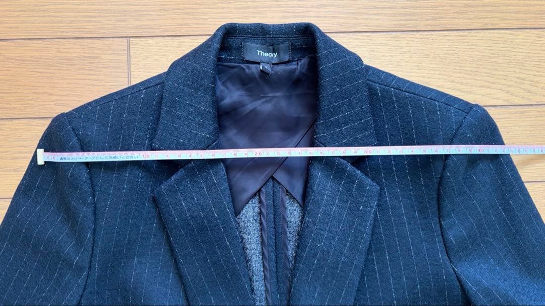 Theory ウールブレンド　ピンストライプ　ジャケットセットアップ