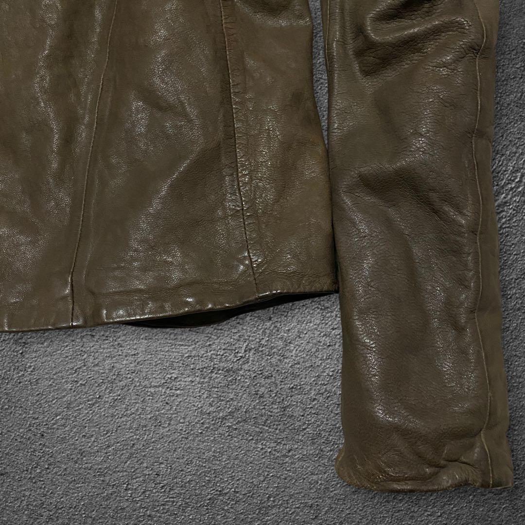 ジャケット・アウター goa Bono big hooded leather jacket