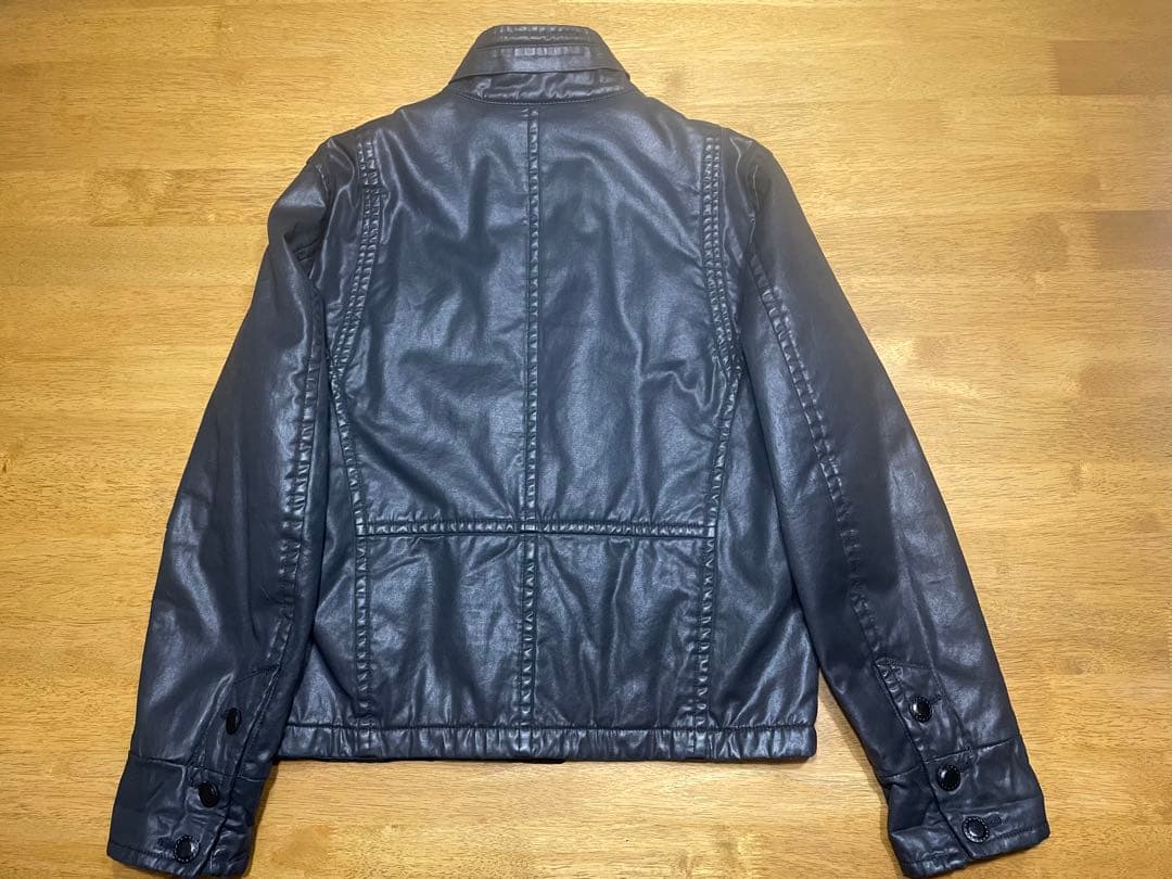 【再お値下げしました】革ジャン トラサルディ 本革 黒 サイズ50