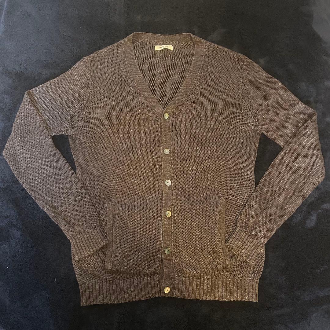 HELMUT LANG ヘルムートラング　ダークブラウン カーディガン