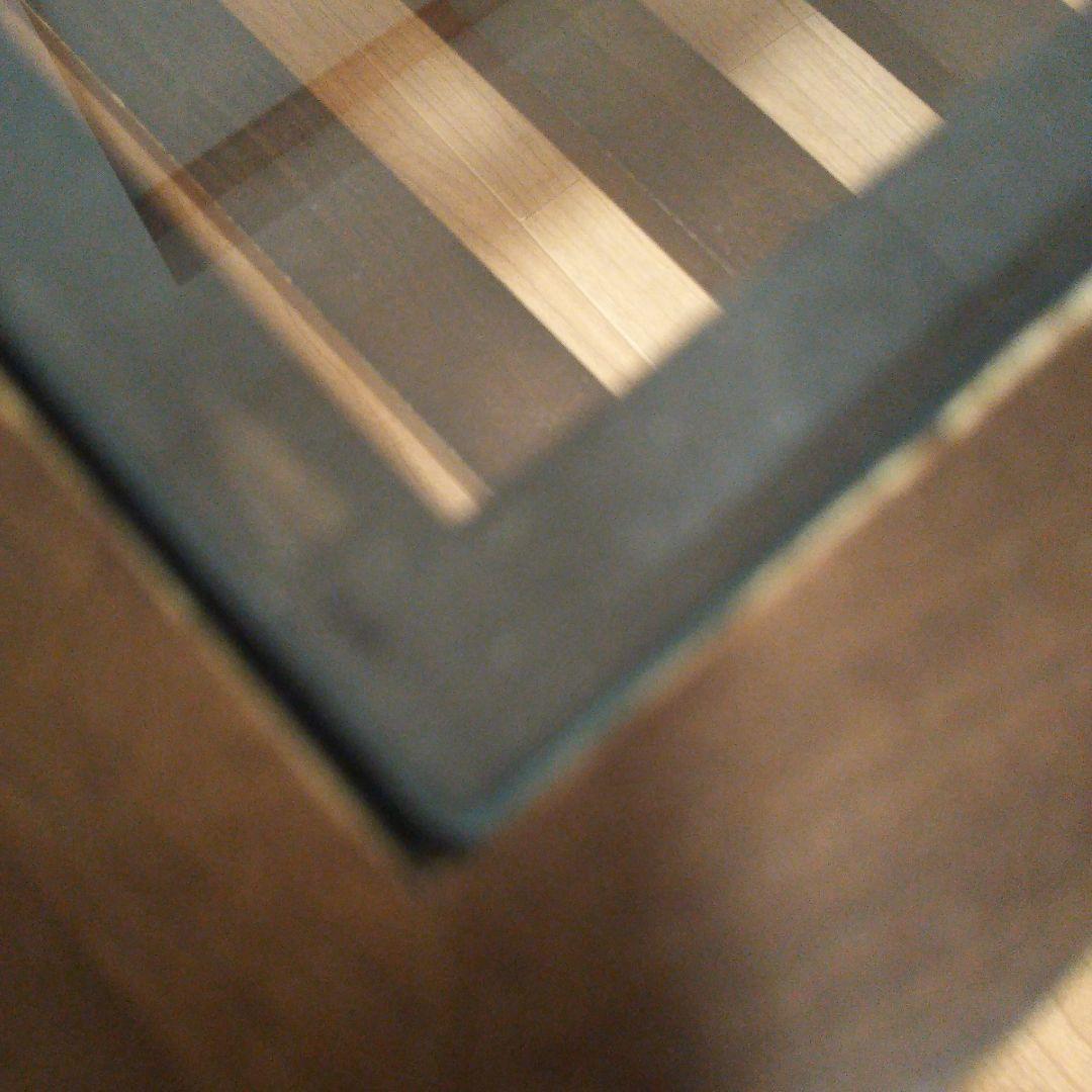 ガラスローテーブル 縦50cm x横90cm×高さ40cm