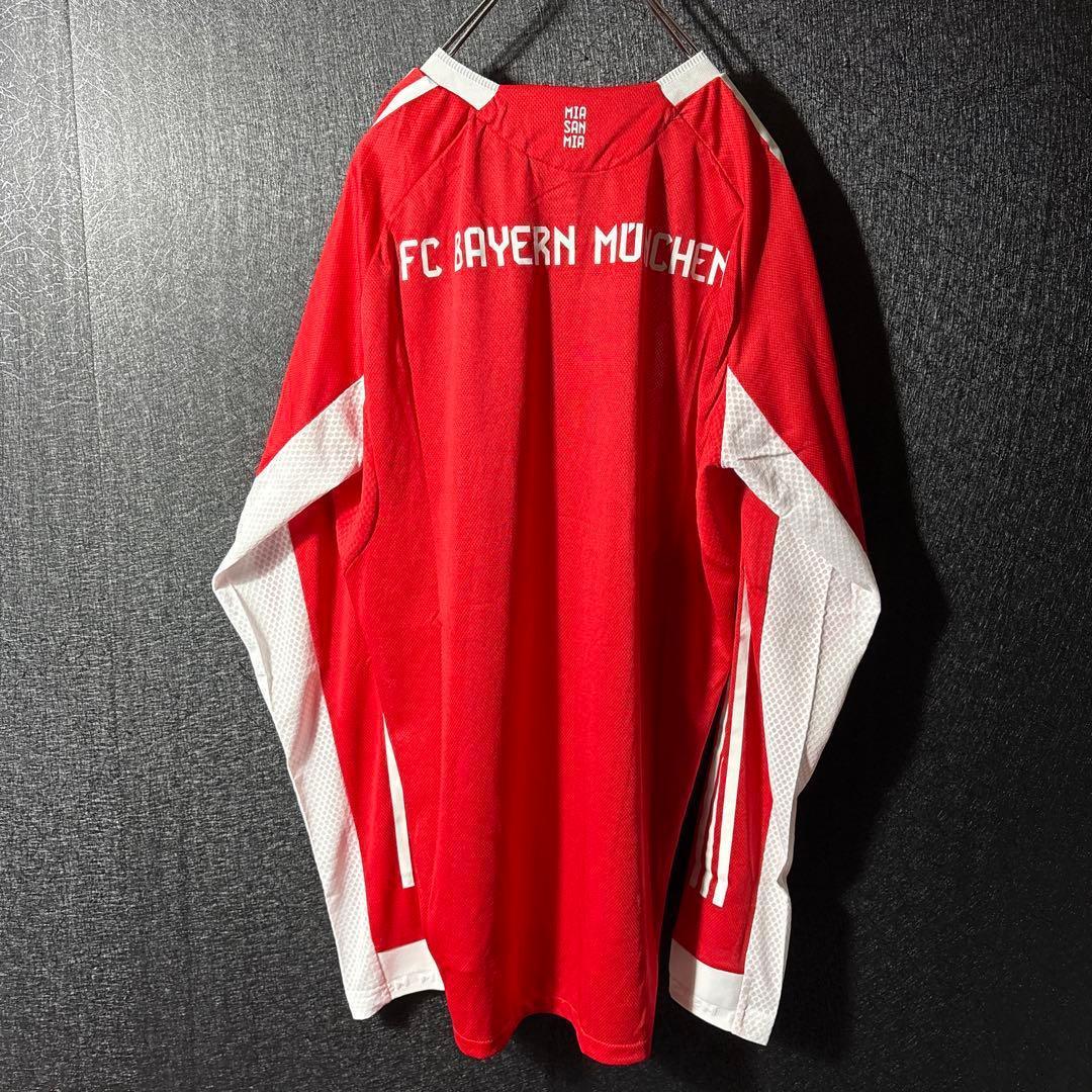 【★バイエルン】 adidas サッカー 新 ホームユニフォーム 長袖 2XL